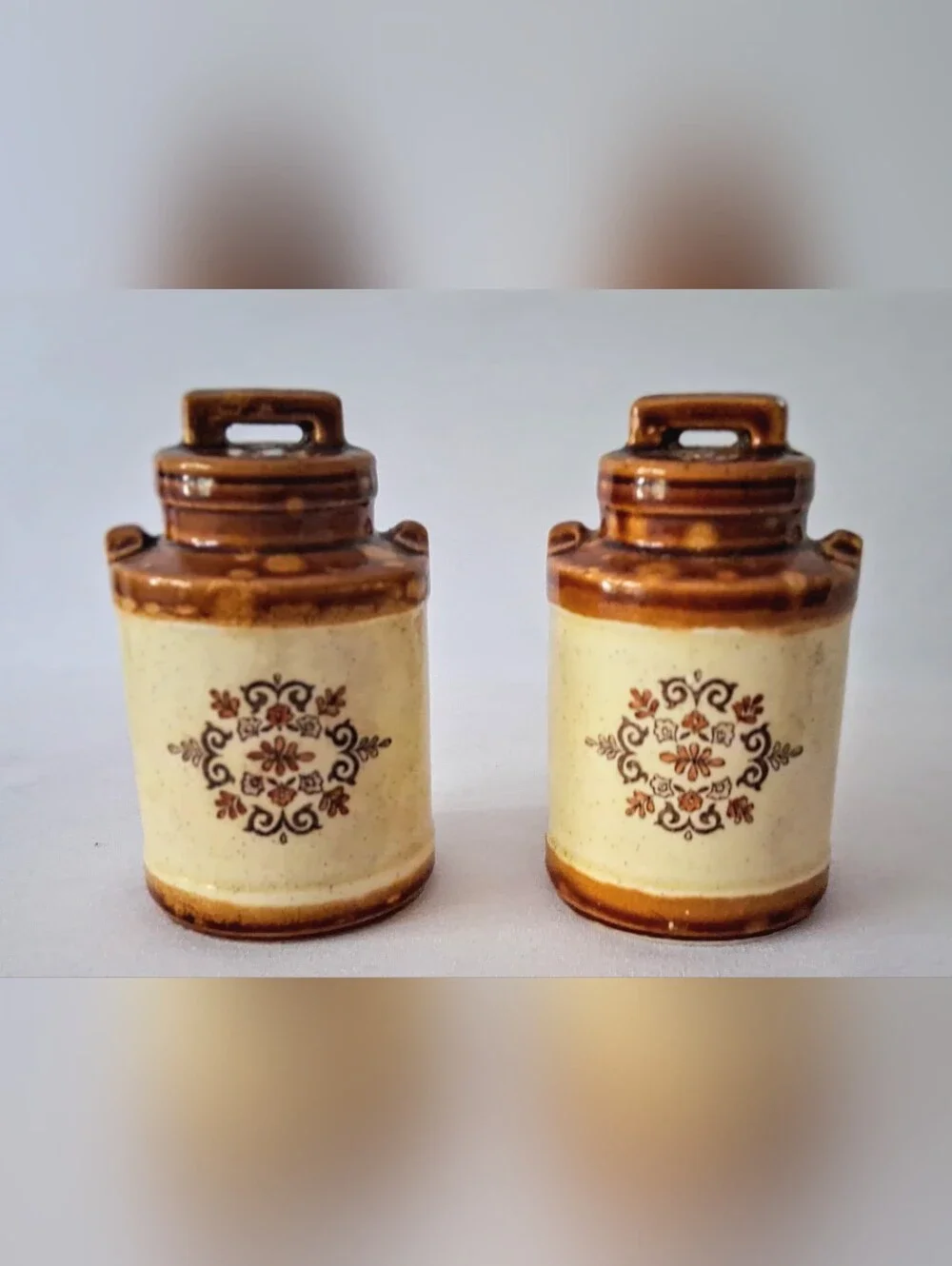 Mid Century Japan - Painted/Glazed Salt & Pepper - 